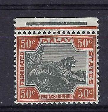 Image of Malaysia-Federated Malay States SG 22 UMM British Commonwealth Stamp